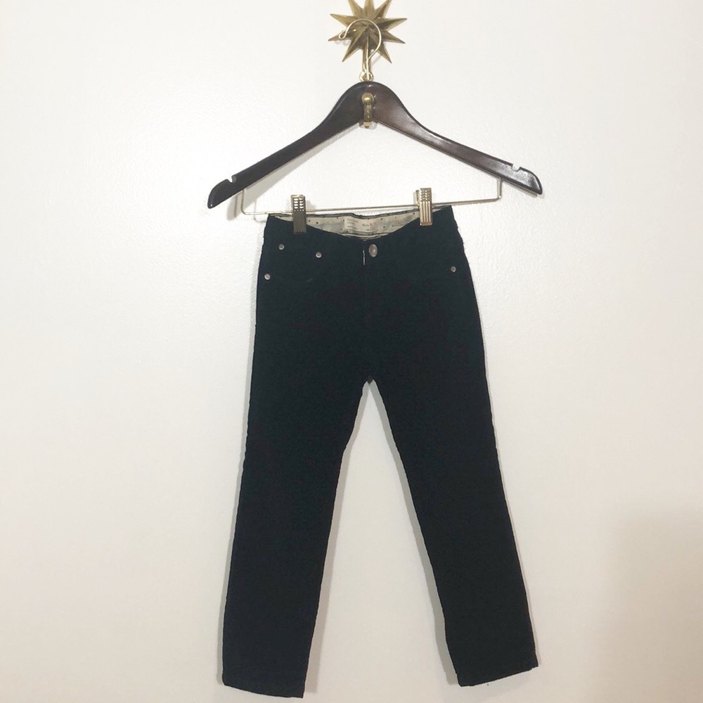 Zara girls black corduroy pants